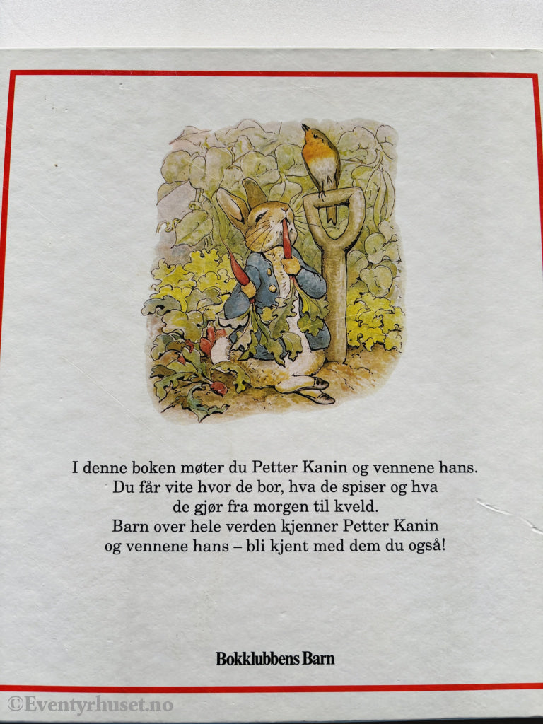 Beatrix Potter. Min første Petter Kanin-bok. 1991. Barnebok.
