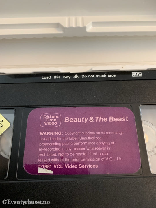 Beauty And The Beast (Skjønnheten Og Udyret). 1980. Vhs Big Box.