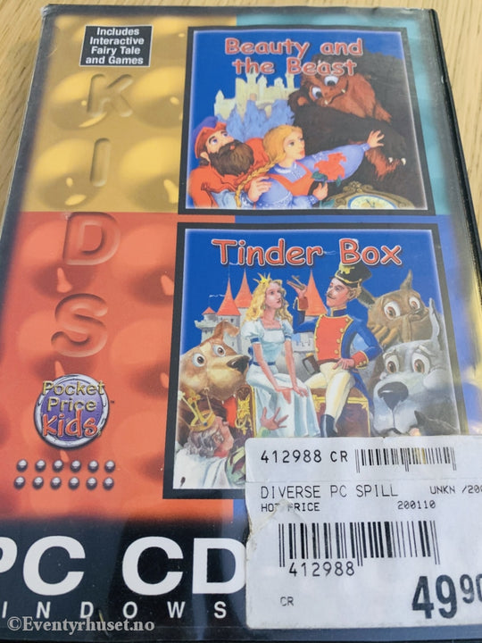 Beauty & The Beast / Tinder Box. Pc-Spill. Pc Spill