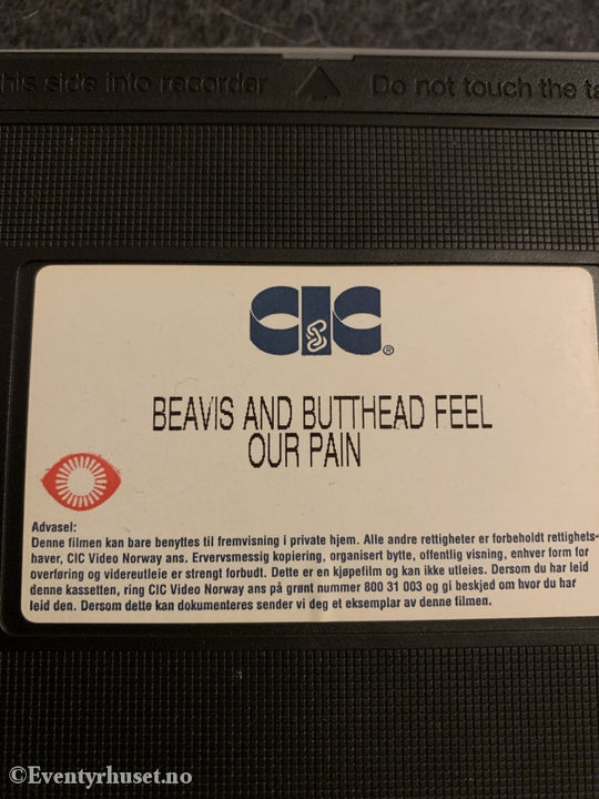 Beavis And Butt-Head. 1996. Feel Our Pain. Vhs. Vhs