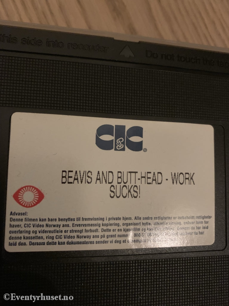 Beavis And Butt-Head. 1996. Work Sucks! Vhs. Vhs