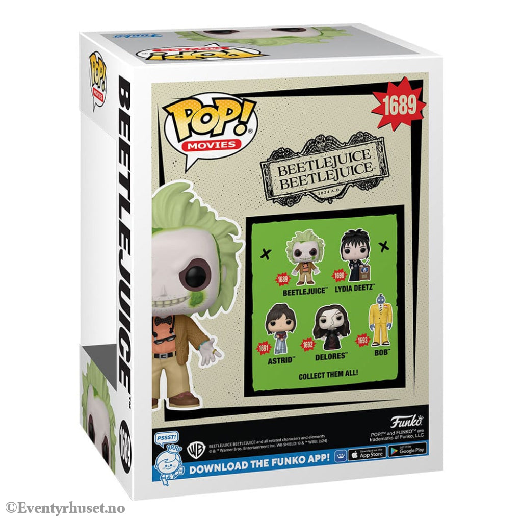 Beetlejuice 2 POP! Movies Vinyl Figure Beetlejuice w/chase 9 cm Assortment (6) Collectibles