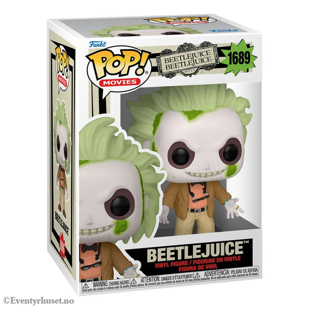 Beetlejuice 2 POP! Movies Vinyl Figure Beetlejuice w/chase 9 cm Assortment (6) Collectibles