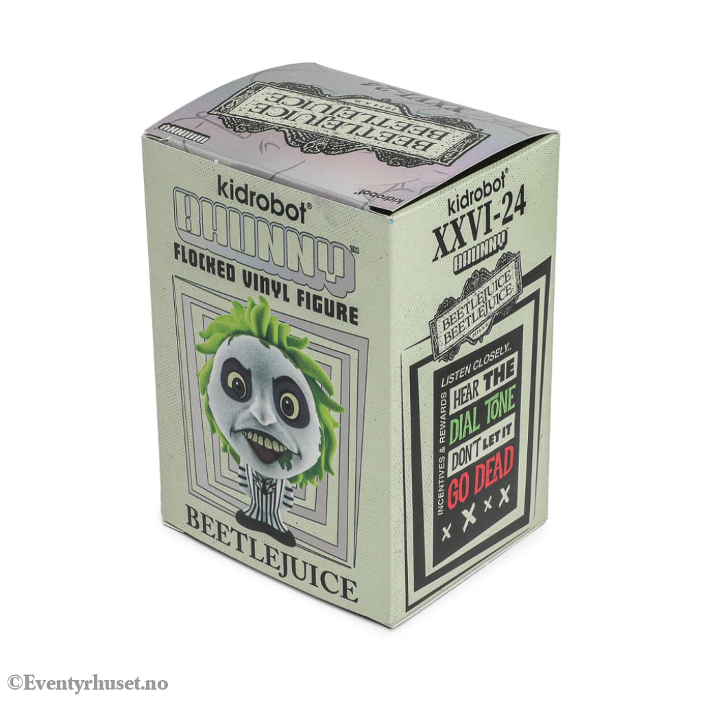Beetlejuice Beetlejuice Bhunny Flocked Vinyl Figure Beetlejuice Striped Suit 10 cm Collectibles
