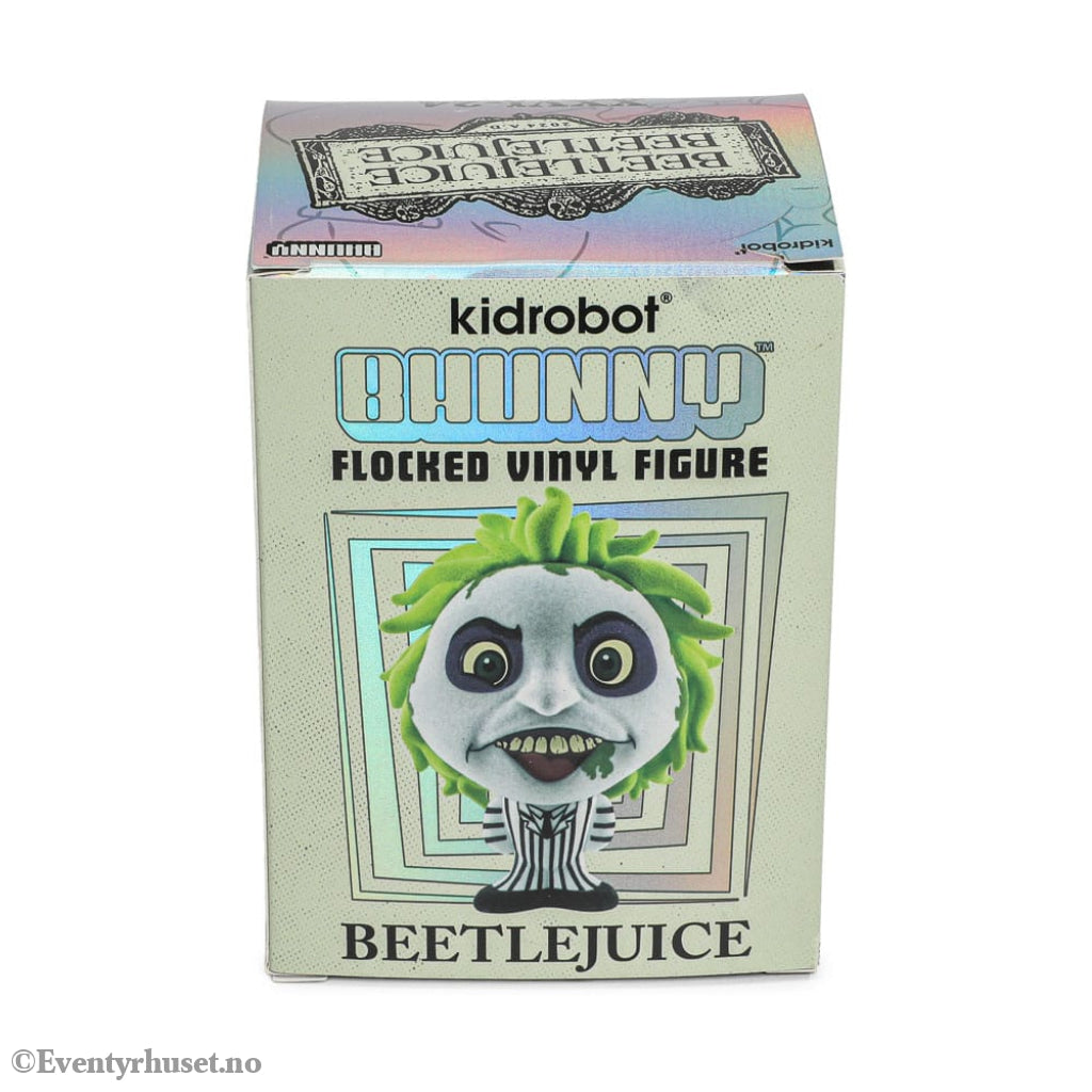 Beetlejuice Beetlejuice Bhunny Flocked Vinyl Figure Beetlejuice Striped Suit 10 cm Collectibles