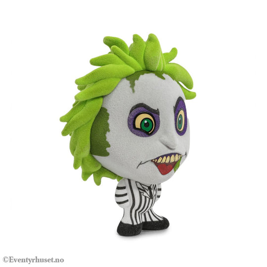 Beetlejuice Beetlejuice Bhunny Flocked Vinyl Figure Beetlejuice Striped Suit 10 cm Collectibles