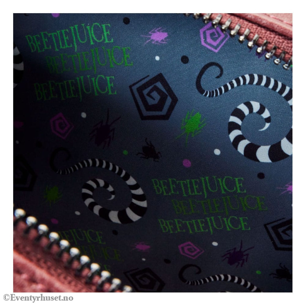 Beetlejuice by Loungefly Backpack Mini Handbook for the recently Deceased Pin Trader Fashion & Accessories