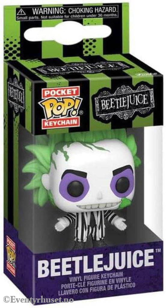 Beetlejuice Pocket POP! Vinyl Keychains 4 cm Beetlejuice Display (12) Fashion & Accessories