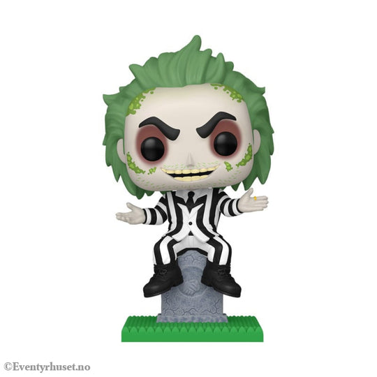Beetlejuice POP! Plus Movies Vinyl Figure Beetlejuice w/tombstone 9 cm Collectibles
