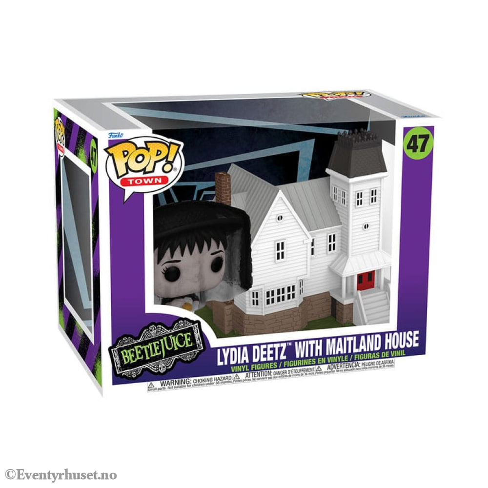 Beetlejuice POP! Town Vinyl Figure Lydia Deetz with Maitland House 9 cm Collectibles