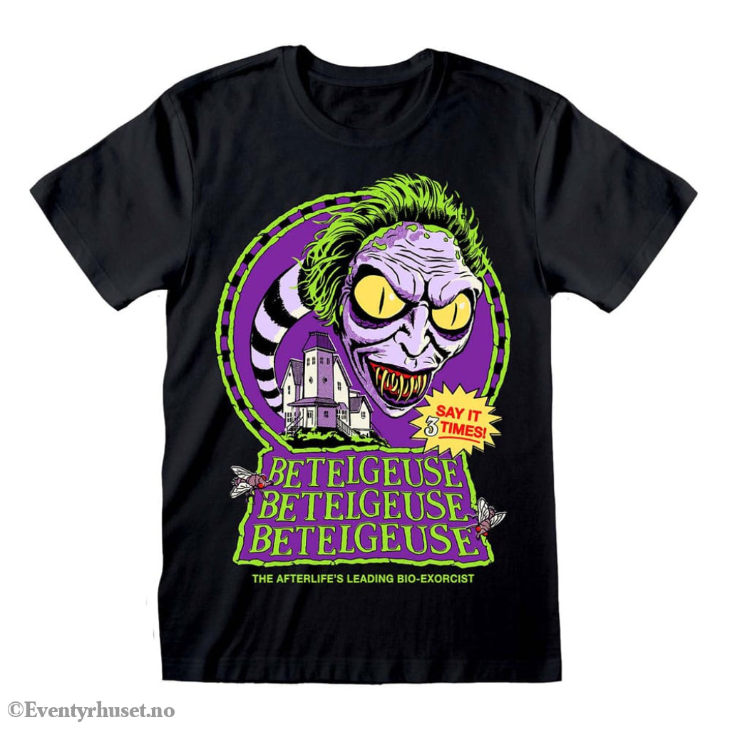 Beetlejuice T-Shirt Say it three Times Size M Fashion & Accessories