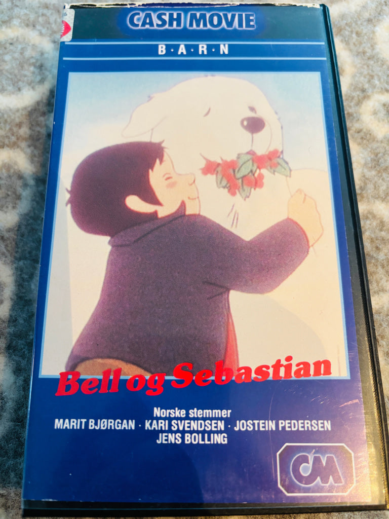 Bell og Sebastian. 1988. VHS. VHS