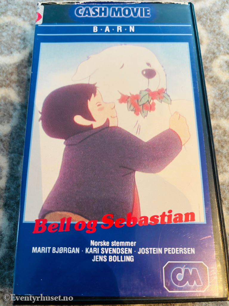 Bell og Sebastian. 1988. VHS. VHS
