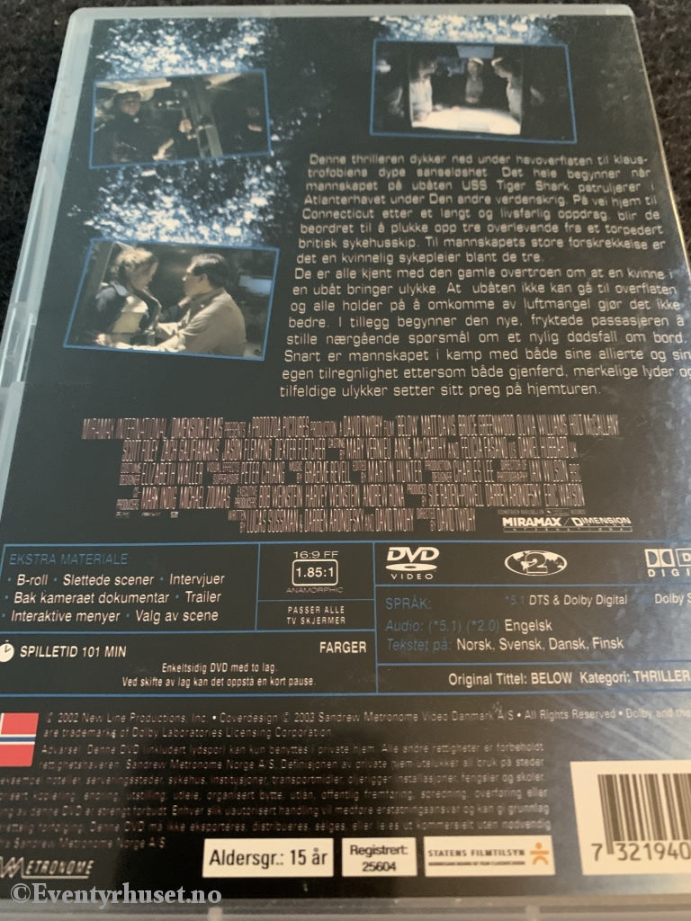Below. 2002. Dvd. Dvd
