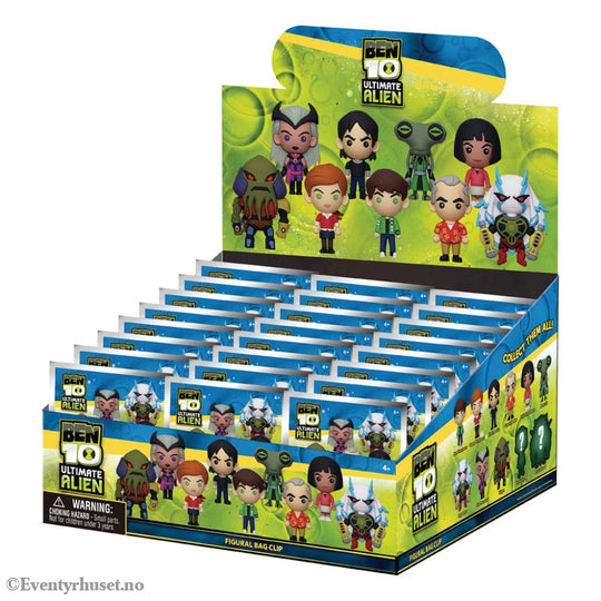 Ben 10 3D PVC Bag Clips Display (24) Fashion & Accessories