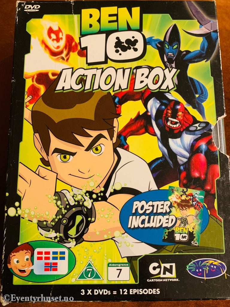 Ben 10 Action Box. Dvd Samleboks.