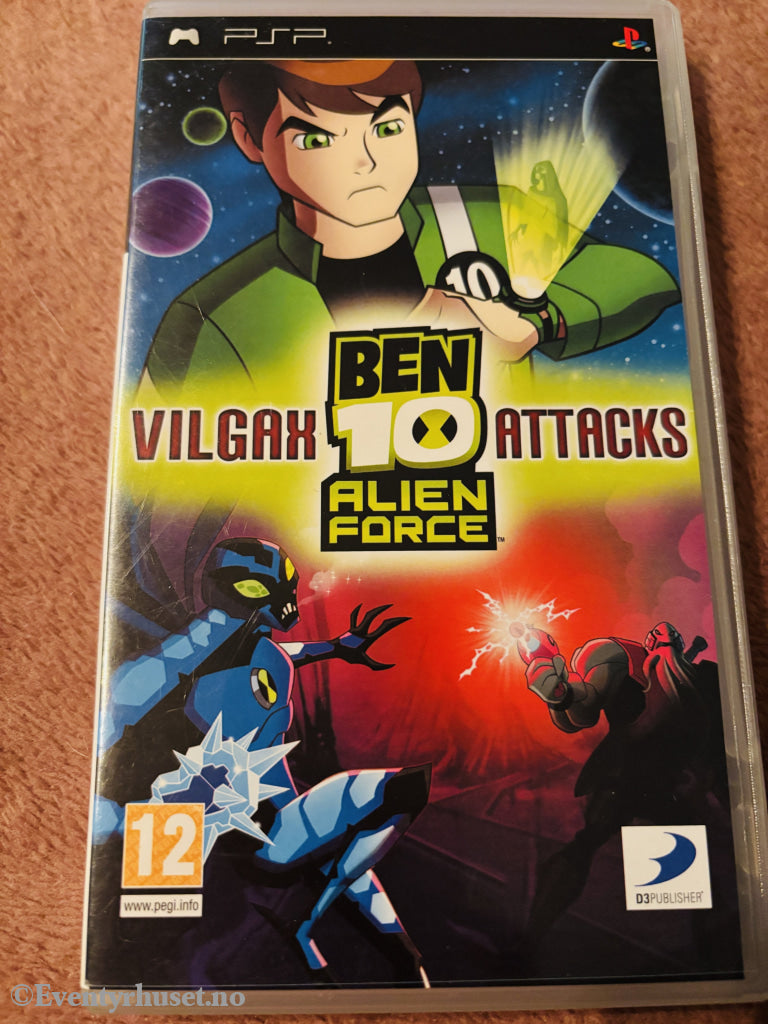 Ben 10 Alien Force: Vilgax Attacks. Playstation PSP.