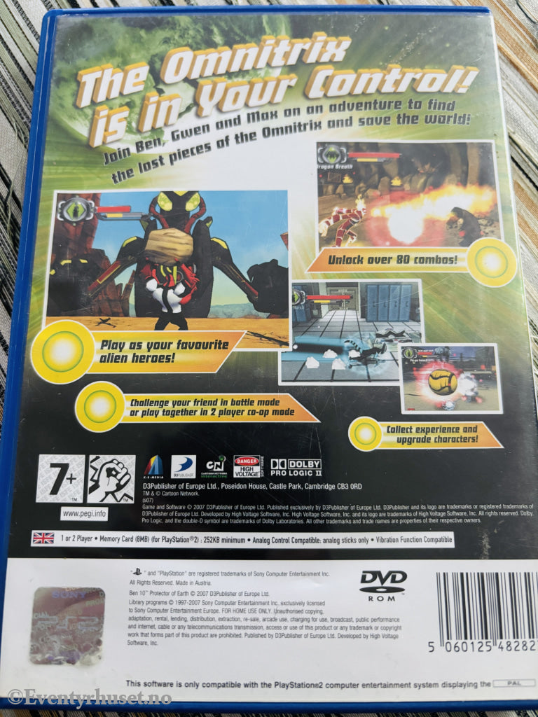 Ben 10: Protector of Earth. PS2-spill