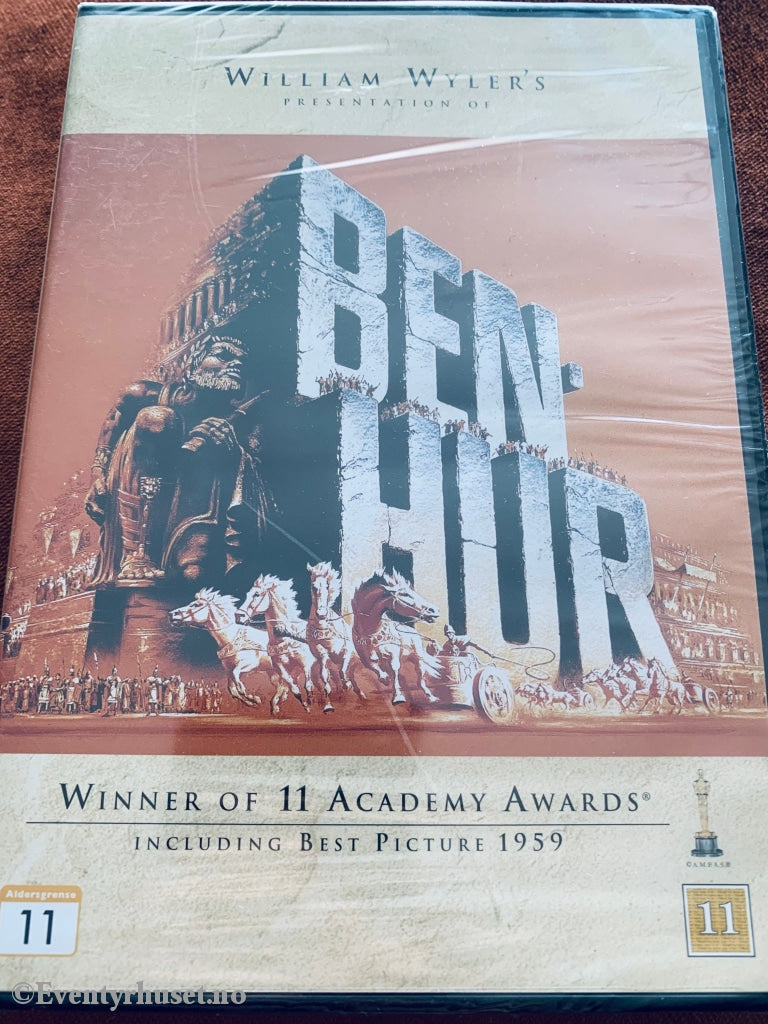 Ben Hur. 1959. Dvd. Ny I Plast! Dvd