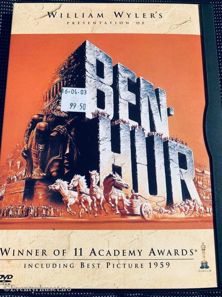 Ben Hur. 1959. Dvd Snapcase.