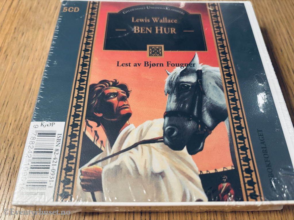 Ben Hur. 2001. Lydbok på CD. Ny i plast!