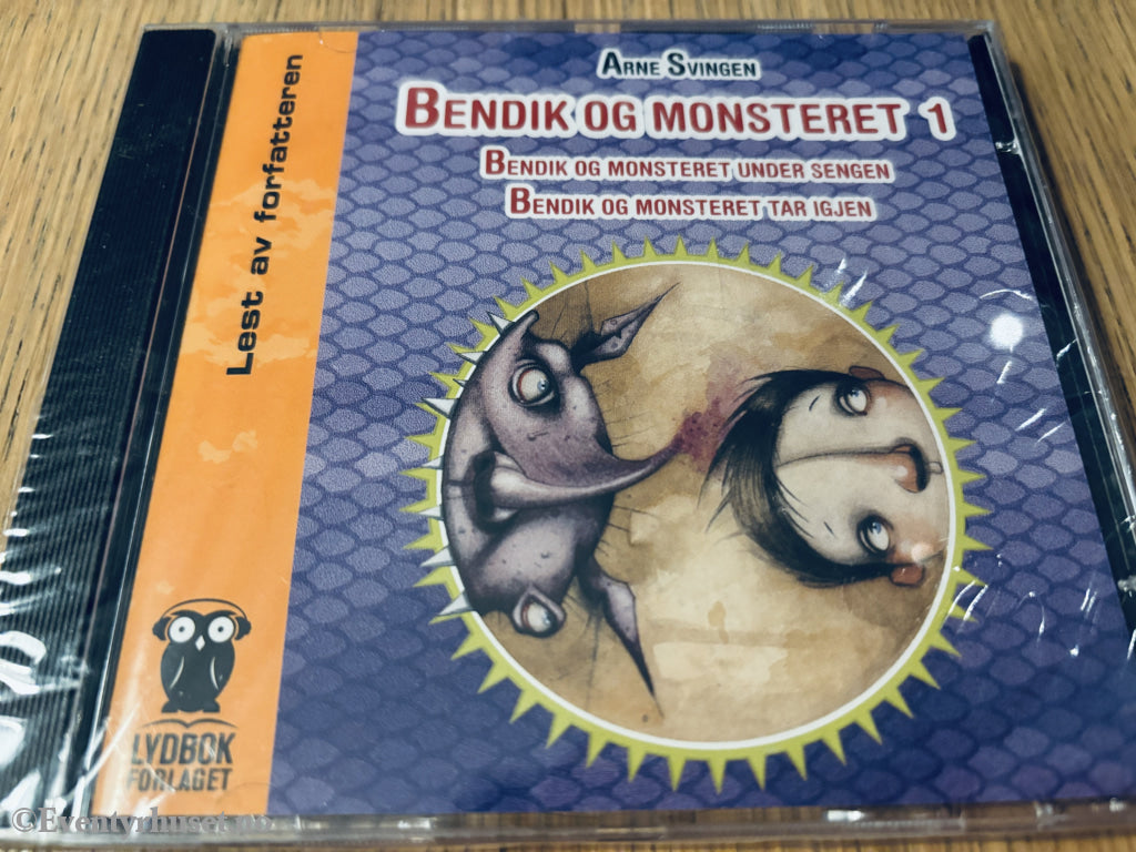 Bendik og monsteret 1. 2008. Lydbok på CD. Ny i plast!