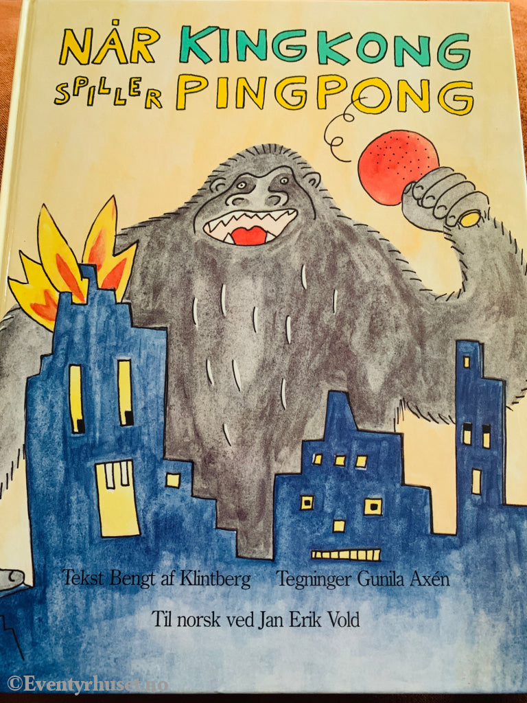 Bengt af Klintberg. Når King Kong spiller pingpong. 1977. Bok.