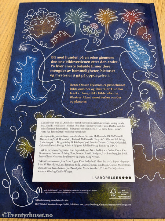 Bente Olesen Nyström. En tur med hunden. Bok.