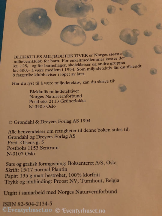 Bente Roestad. 1994. Blekkulf. Den Mystiske Gondolen. Fortelling