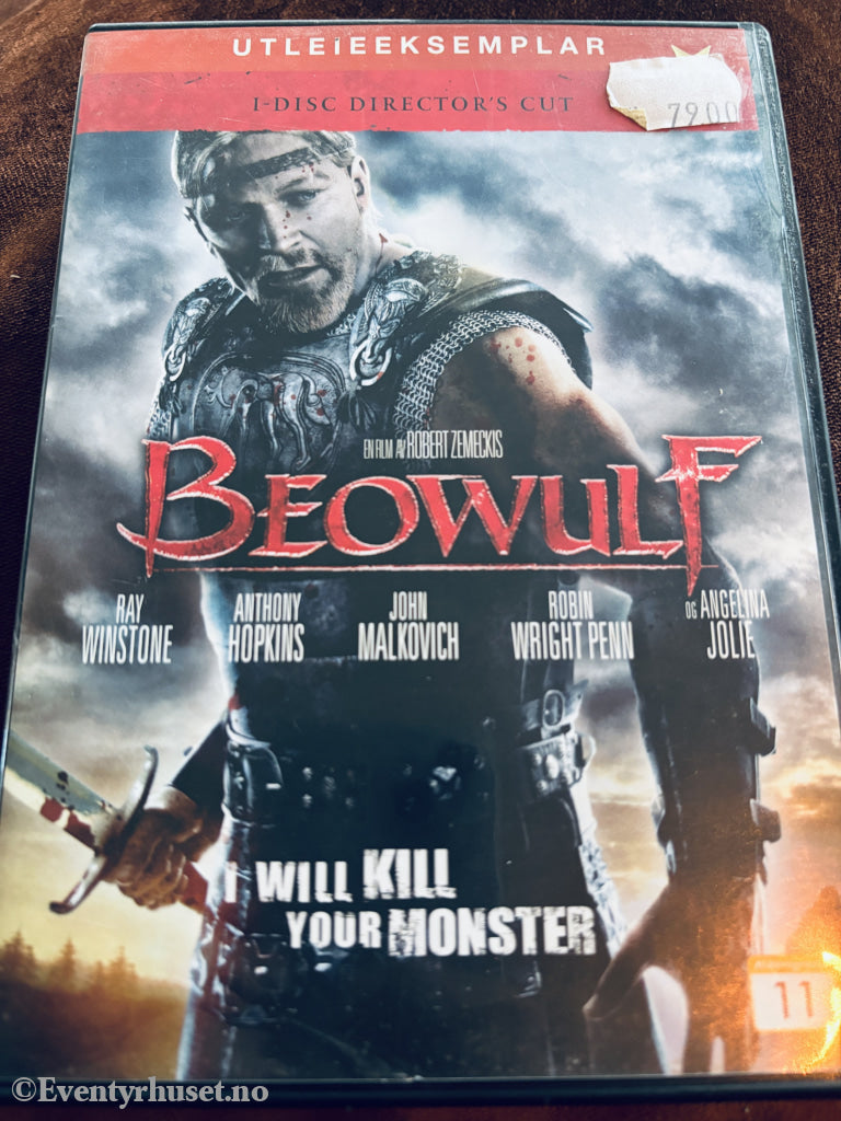 Beowulf (2007). DVD leiefilm.