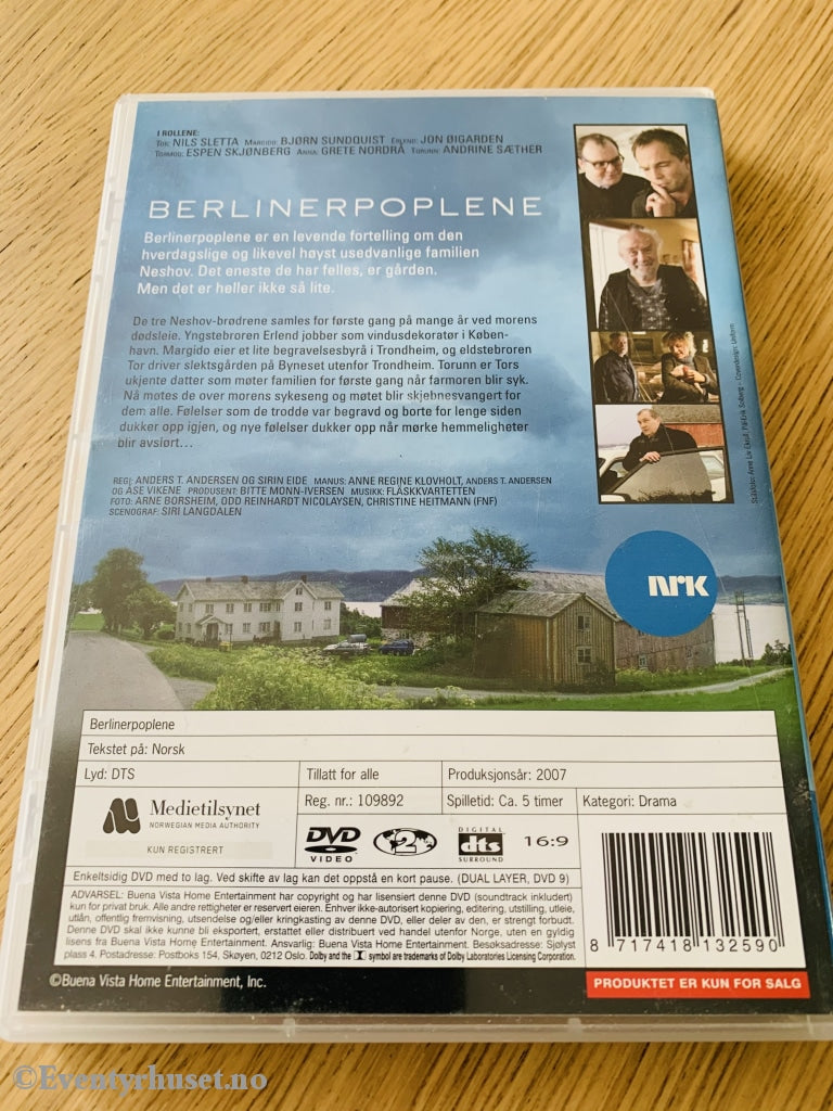 Berlinerpoplene (Nrk). 2007. Dvd. Dvd