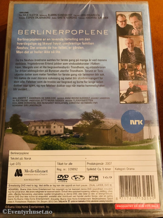 Berlinerpoplene (Nrk). 2007. Dvd. Ny I Plast! Dvd