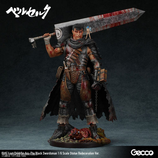 Berserk Statue 1/6 Guts Lost Children Arc The Black Swordsman Redecoration Ver. 38 cm Collectibles