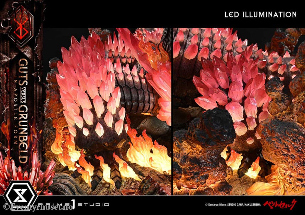 Berserk Ultimate Diorama Masterline Series Statue Berserk Guts vs. Grunbeld in Apostle Form 58 cm Collectibles