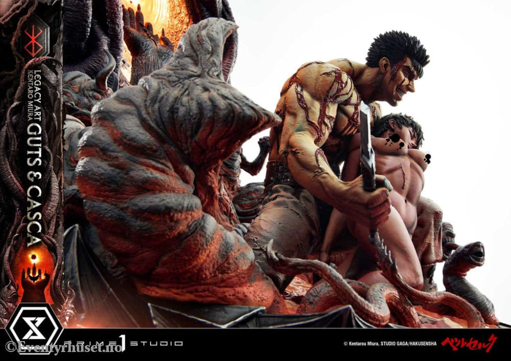 Berserk Ultimate Legacy Art Kentaro Miura Statue 1/4 Guts & Casca 72 cm Collectibles