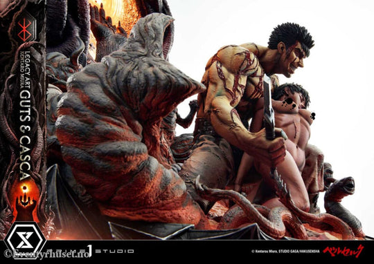 Berserk Ultimate Legacy Art Kentaro Miura Statue 1/4 Guts & Casca 72 cm Collectibles