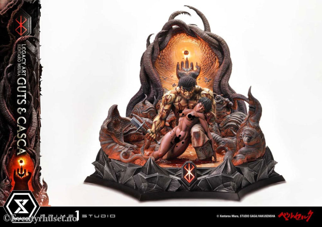 Berserk Ultimate Legacy Art Kentaro Miura Statue 1/4 Guts & Casca 72 cm Collectibles