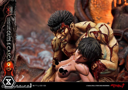 Berserk Ultimate Legacy Art Kentaro Miura Statue 1/4 Guts & Casca 72 cm Collectibles