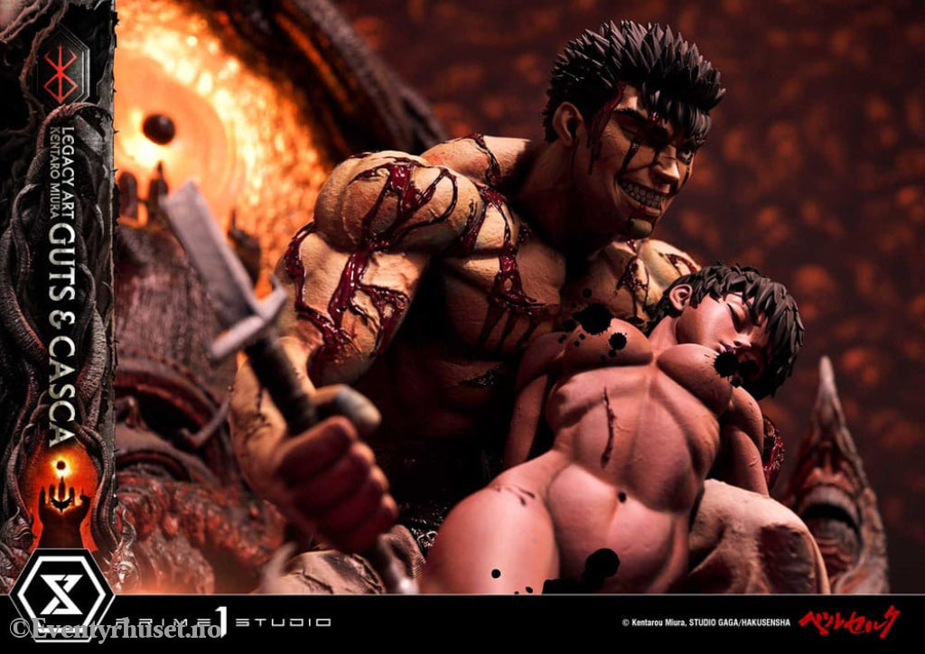 Berserk Ultimate Legacy Art Kentaro Miura Statue 1/4 Guts & Casca 72 cm Collectibles