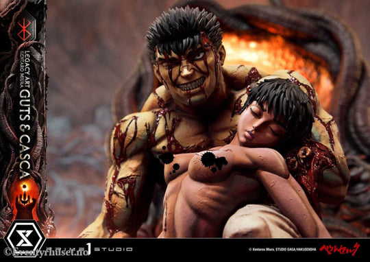 Berserk Ultimate Legacy Art Kentaro Miura Statue 1/4 Guts & Casca 72 cm Collectibles