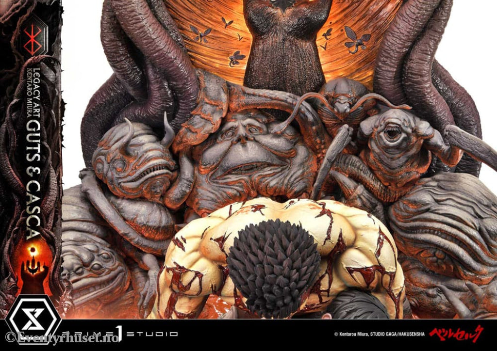 Berserk Ultimate Legacy Art Kentaro Miura Statue 1/4 Guts & Casca 72 cm Collectibles