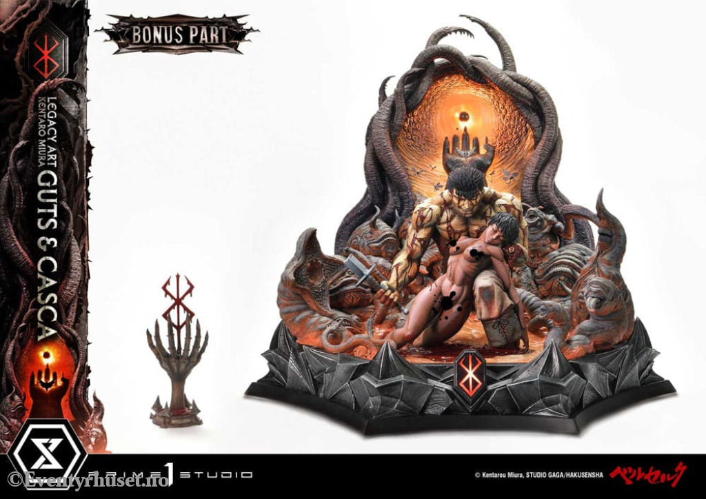Berserk Ultimate Legacy Art Kentaro Miura Statue 1/4 Guts & Casca Bonus Version 72 cm Collectibles
