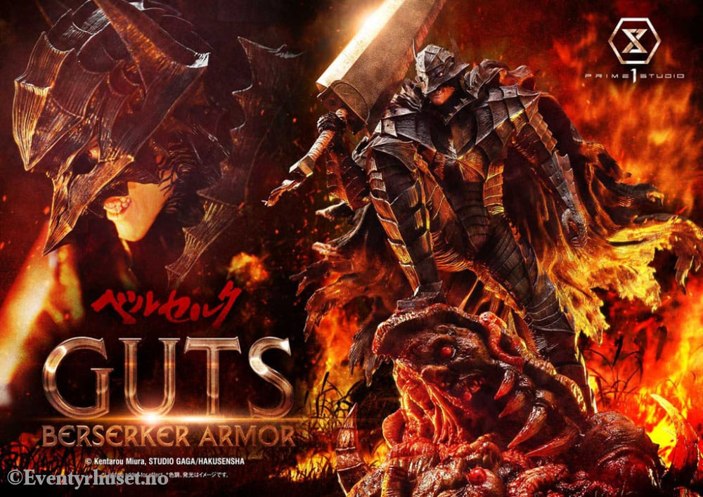 Berserk Ultimate Premium Masterline Series Statue 1/4 Guts Berserker Armor Grunbeld vs. Guts 94 cm Collectibles