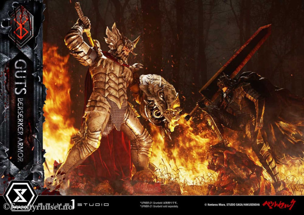 Berserk Ultimate Premium Masterline Series Statue 1/4 Guts Berserker Armor Grunbeld vs. Guts 94 cm Collectibles