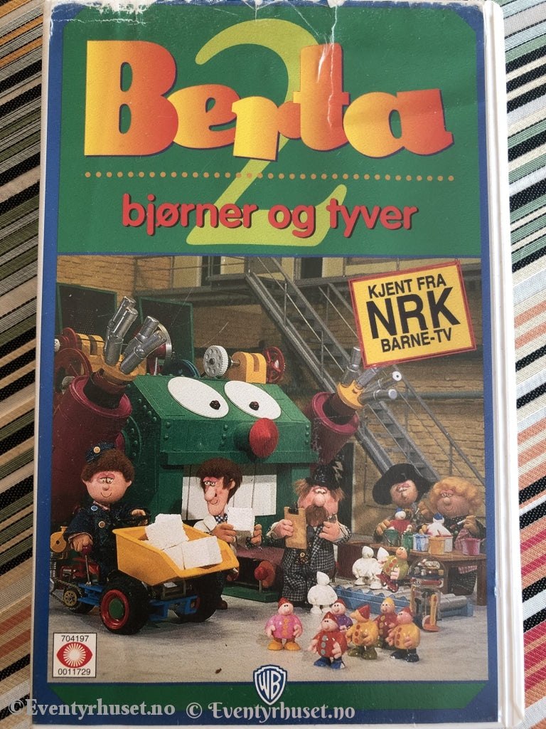 Berta 2. Bjørner Og Tyver. 1985. Vhs. Vhs