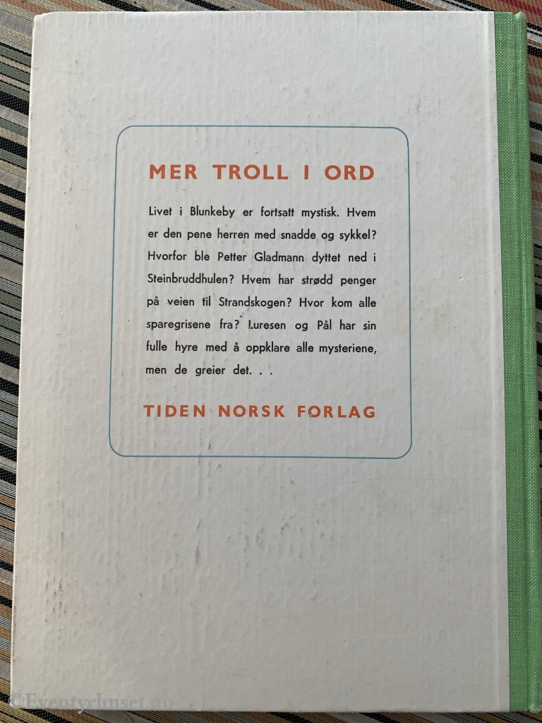 Bess Borch. 1961. Mer Troll I Ord. Førsteutgave. Fortelling