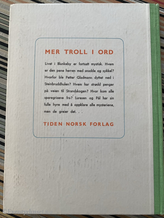Bess Borch. 1961. Mer Troll I Ord. Førsteutgave. Fortelling