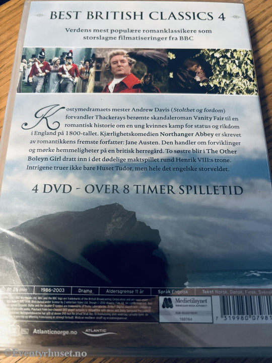 Best British Classics 4. 2007. DVD samleboks.  Ny i plast!