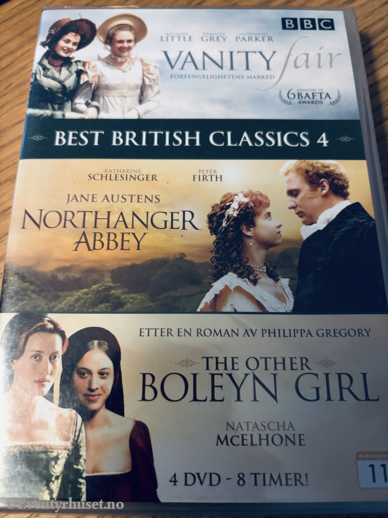 Best British Classics 4. 2007. DVD samleboks.  Ny i plast!