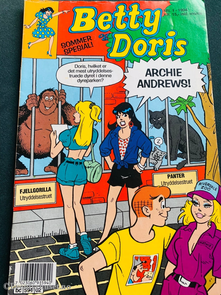 Betty Og Doris. 1994/01. Tegneserieblad